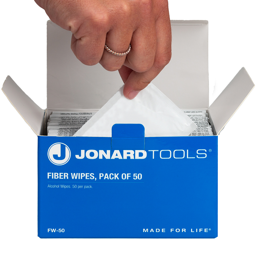 Jonard 50 Pack of Fiber Wipes from GME Supply